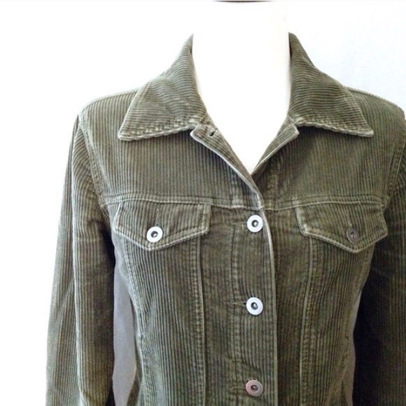 Rubbish Jackets & Blazers - RUBBISH Olive Corduroy Jacket Sz S